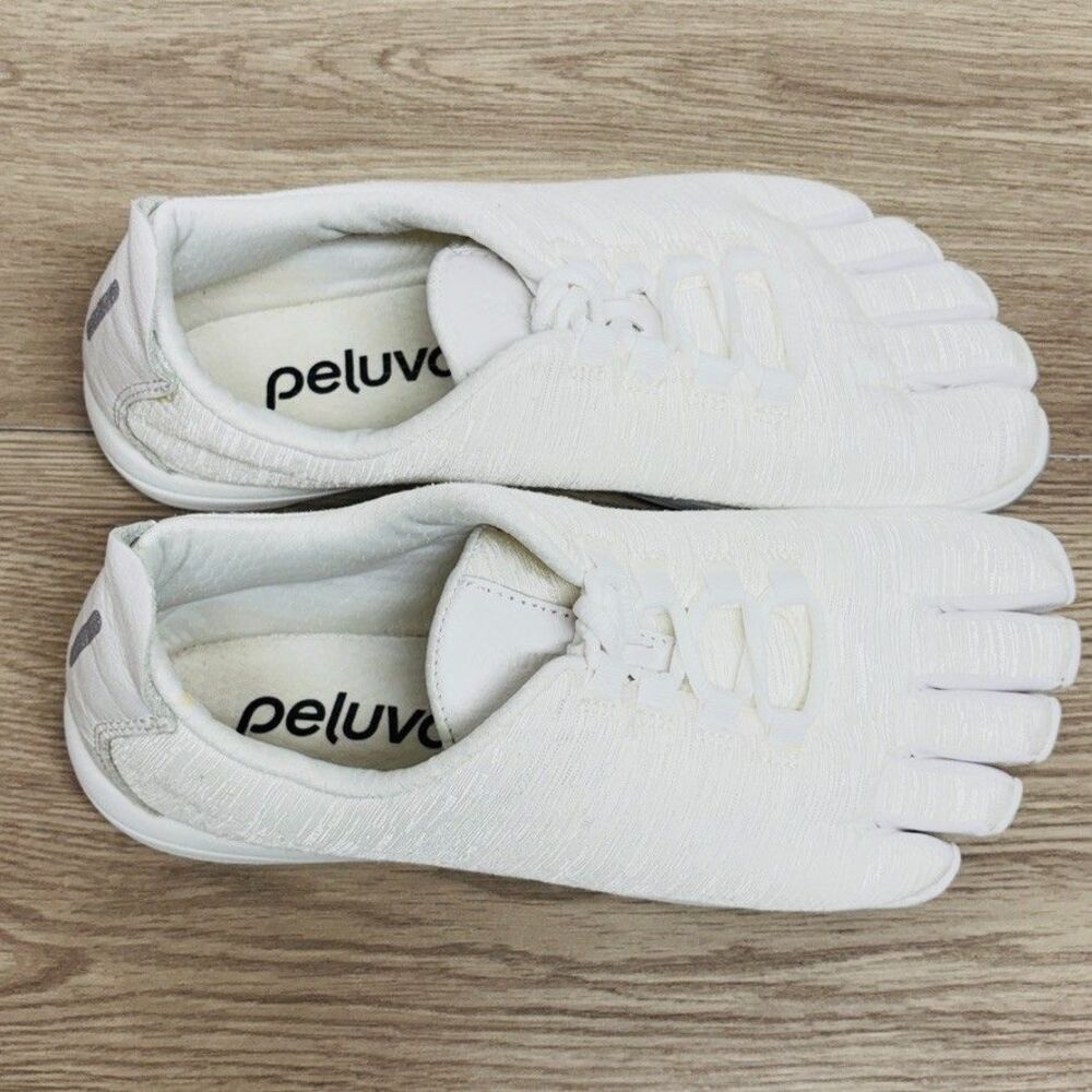 Peluva Strand Sport Mesh White Trainers Five Toe Shoes Women’s 10.5 Men’s Sz 9 - Picture 6 of 8